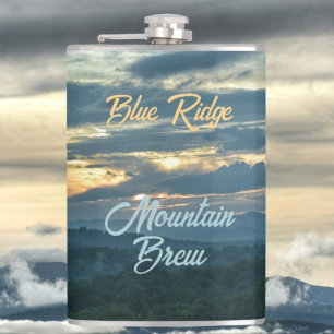 Cantil Montanhas Blue Ridge Criam Fotografia Sunset