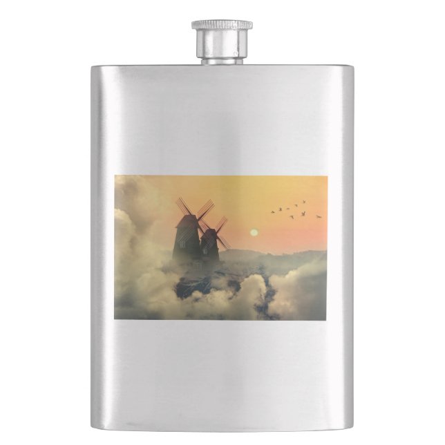 Cantil Montanhas e nuvens de moinhos (Frente)