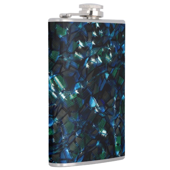 Cantil Mosaico estranho sobre fundo escuro e brilho nebul (Direita)