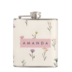 Cantil Motif de Flor de Pastel Simples Personalizado em C
