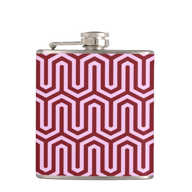 Cantil Motif deco egípcio - burgundy e rosa (Frente)