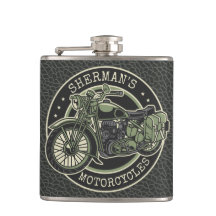 Motociclista Militar Retro Personalizado NOME