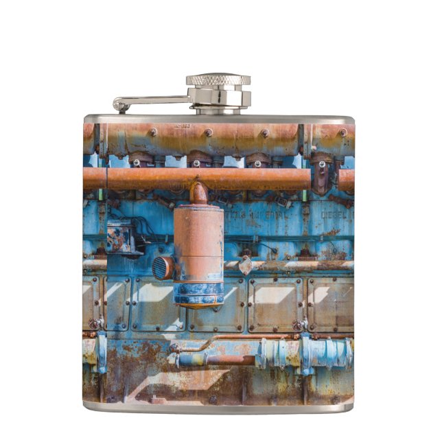 Cantil Motor a diesel imperial do Atlas antigo e enferruj (Frente)