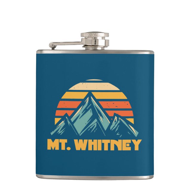 Cantil Mt. Whitney Califórnia Turquesa Retro (Frente)