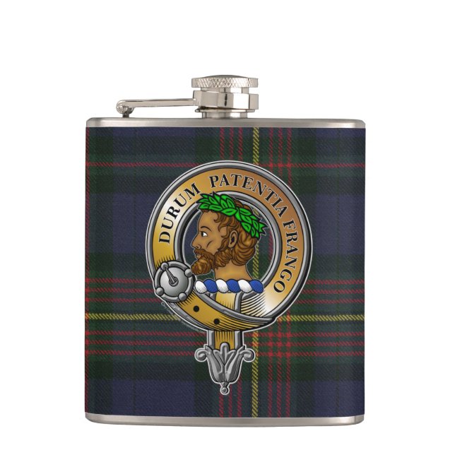 Cantil Muir Tartan e Crachá (Frente)