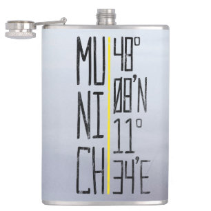 Cantil Munich Coordinates Flask, Alemanha