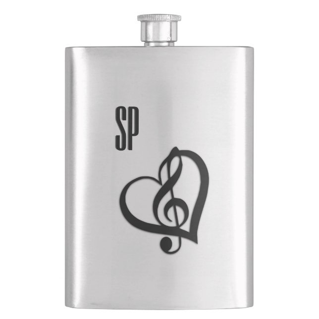 Cantil Music G Heart Personalizado (Frente)