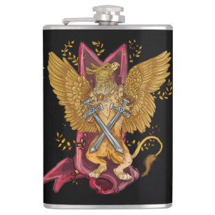 Cantil Mystic Griffin com espadas