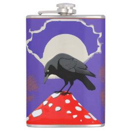 Cantil Mystical Raven Flask Hip Bottle