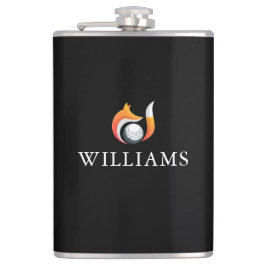 Cantil Na moda Fox E Golf Ball Nome Personalizado