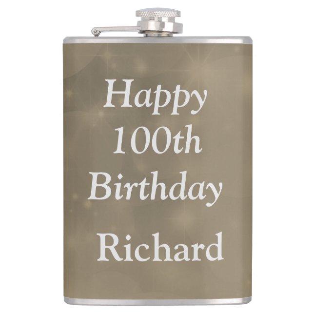 Cantil Na moda personalizado 100º design de aniversário (Frente)