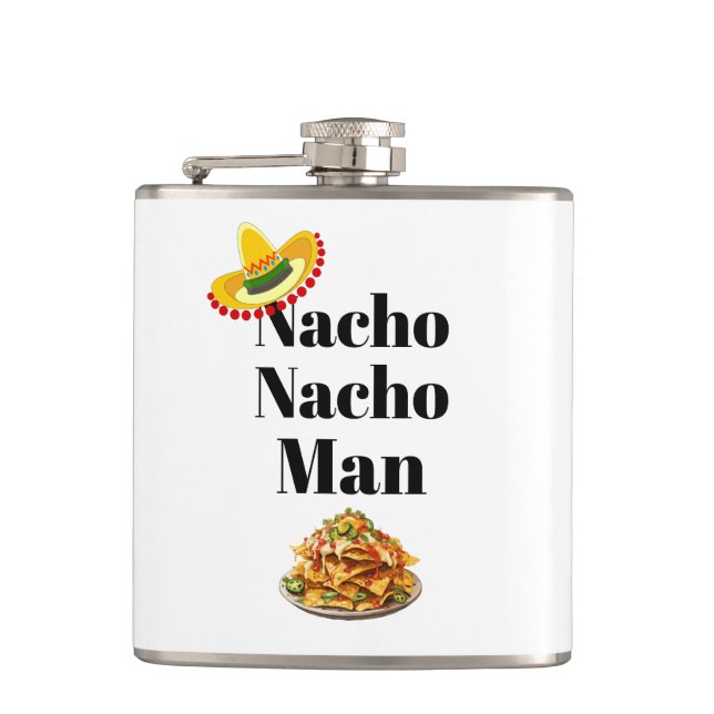 Cantil Nacho Nacho Man Flask (Frente)