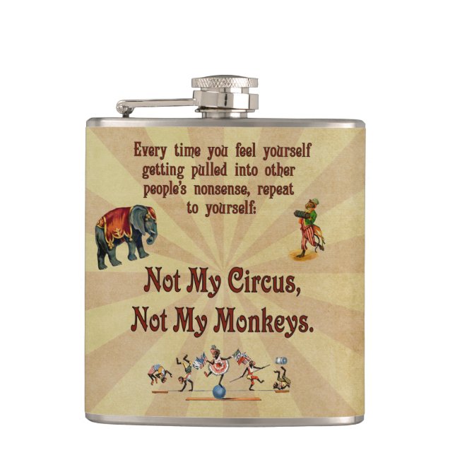 Cantil Não meus macacos, não meu circo (Frente)