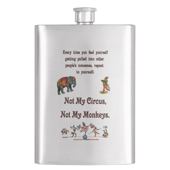 Cantil Não meus macacos, não meu circo (Frente)