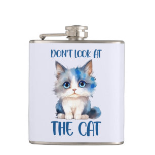 Cantil Não olhe para o gato - Adorável gatinho Bluish