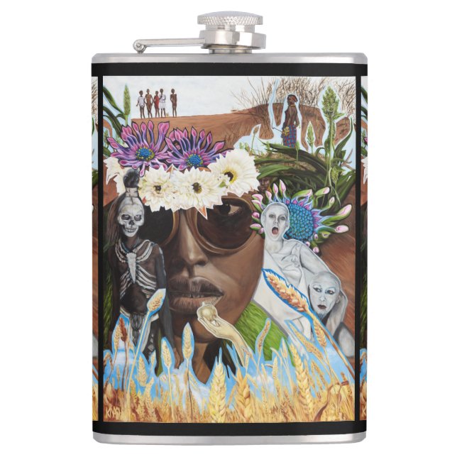 Cantil "Não prove nenhuma" vinil mau garrafa envolvida (Frente)