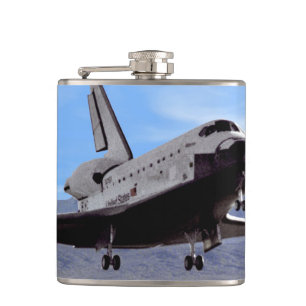 Cantil NASA Space Shuttle Atlantis Pousa na Edwards AFB