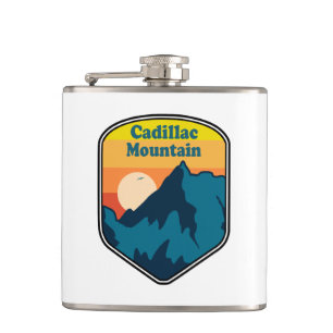 Cantil Nascer do sol no Maine na montanha Cadillac