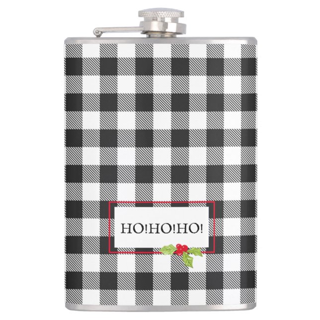 Cantil Natal Holly Ho Ho Ho Buffalo - Xadrez Divertida (Frente)