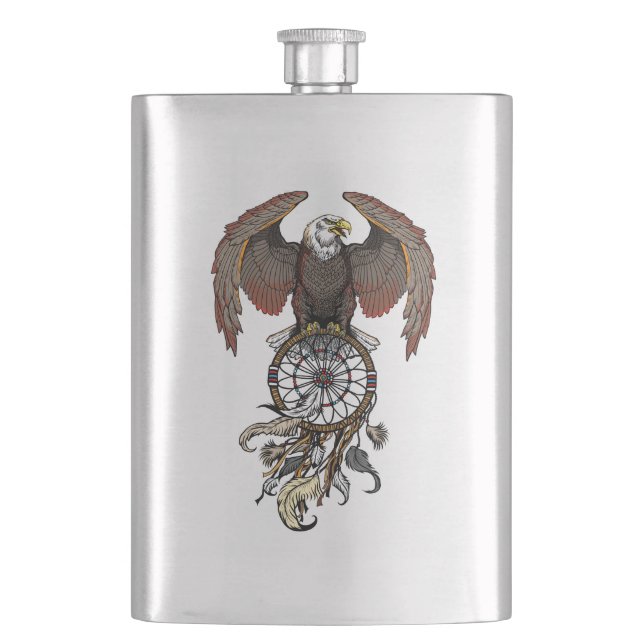 Cantil nativo americano, nativo, caçador de sonhos (Frente)