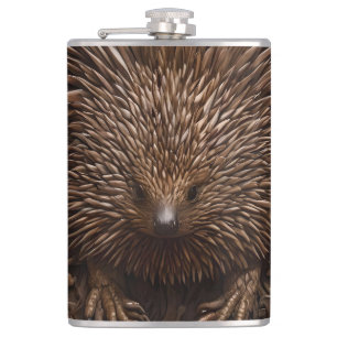 Cantil Nature's Quill: A Echidna Australiana em Madeira,