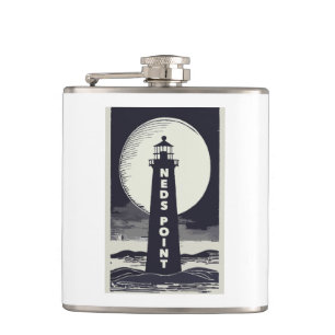 Cantil Ned's Point Lighthouse Massachusetts Moon