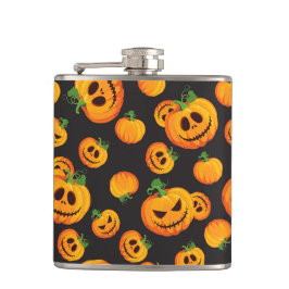 CANTIL NEGRO COM PUMPKINS SPOOKY ORANGE HALLOWEN