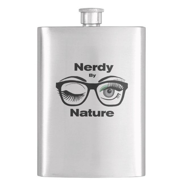 Cantil Nerdy pela Nature Funny Geek com Óculos (Frente)