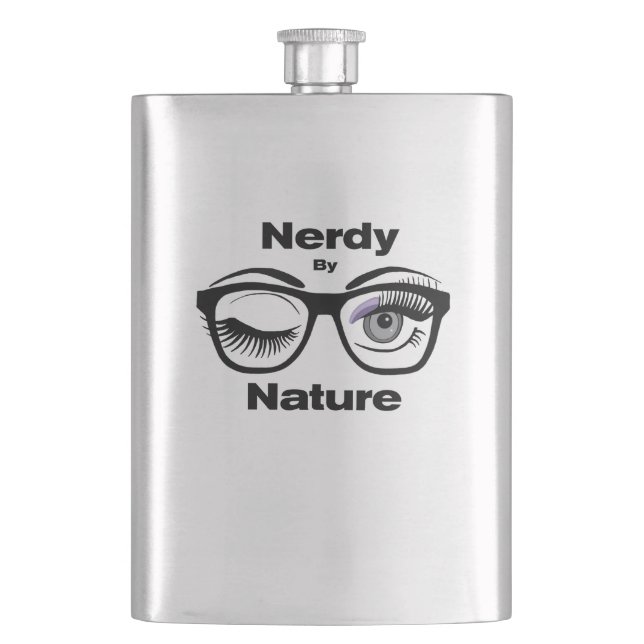 Cantil Nerdy pela Nature Funny Geek com Óculos (Frente)