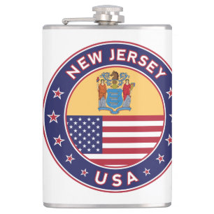 Cantil New Jersey, adesivo de Nova Jersey, capa de telefo