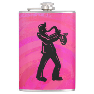 Cantil New York Boogie Noites Saxofone Rosa Quente