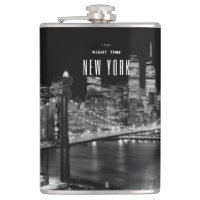 New York Brooklyn Flask
