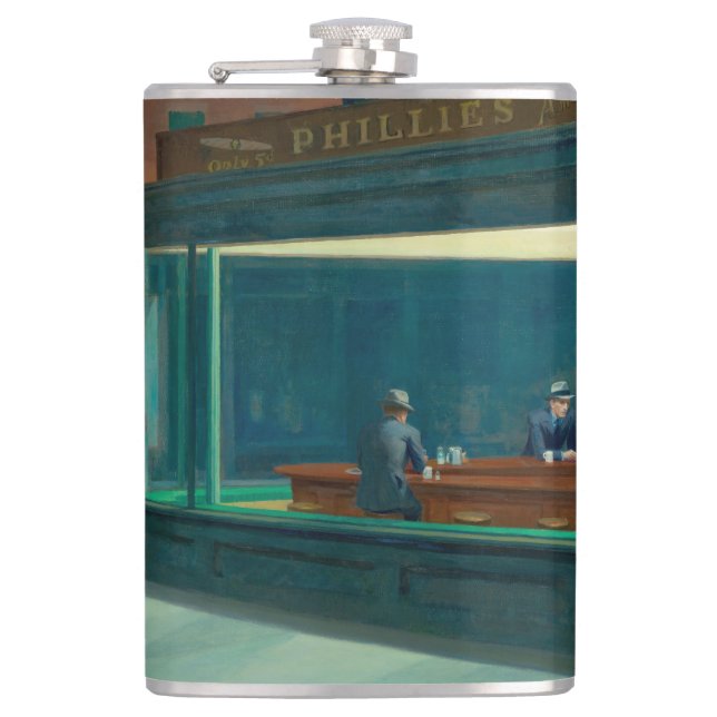 Cantil Nighthawks 1942 por Edward Hopper (Frente)