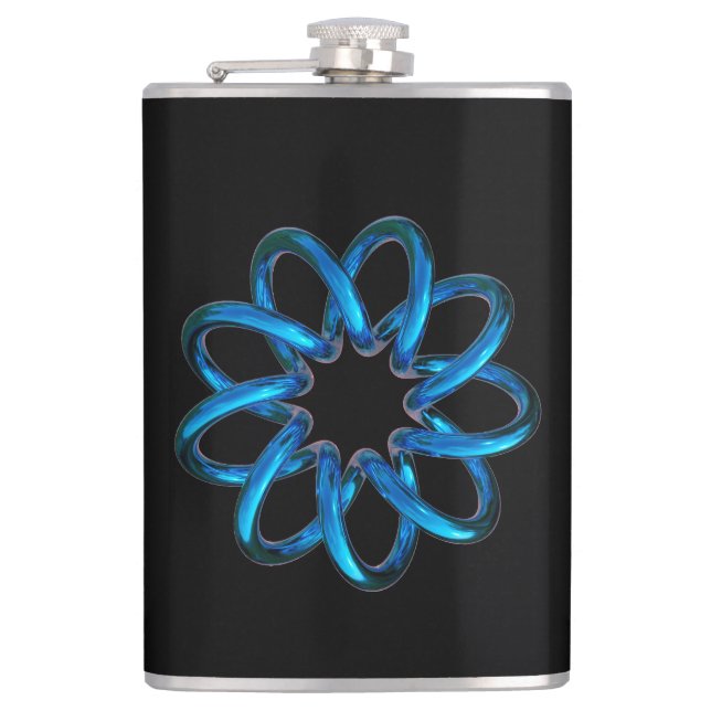 Cantil Nó do Toro Metálico Azul (Frente)