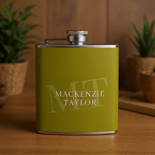 Cantil Nome com Monograma Elegante Texto Personalizado