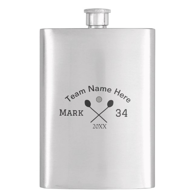 Cantil Nome da equipe aqui adicione nome número bola golf (Frente)