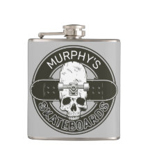 NOME DE Skater Personalizado Skate Skate Skull