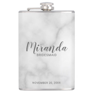 Cantil Nome do Bridesmaid Personalizado de Script Moderno