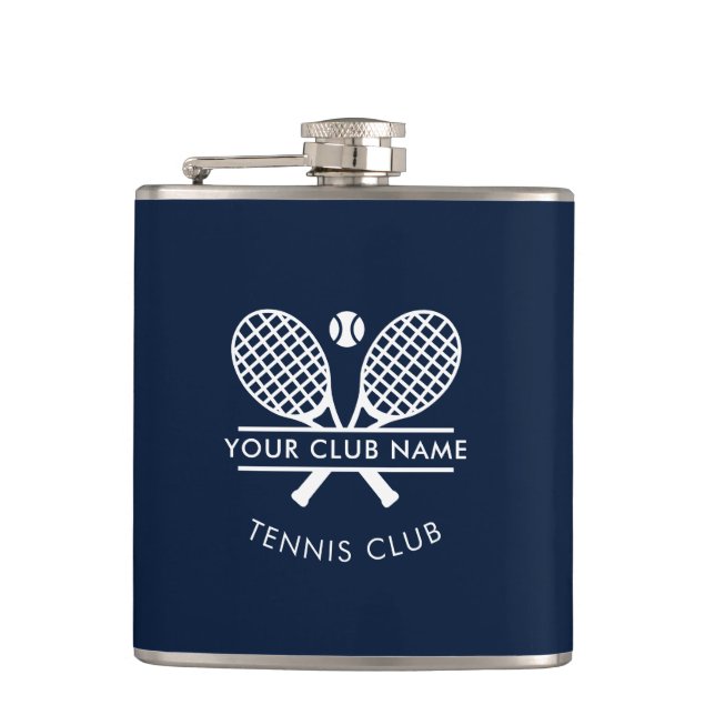 Cantil Nome do Clube de Tênis Equipe Azul-Marinho (Frente)
