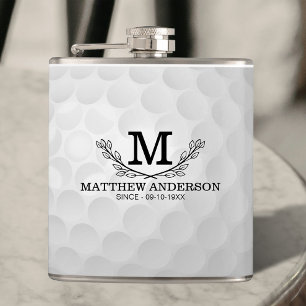 Cantil Nome do Padrão de Bola de Golfe Personalizada Mono