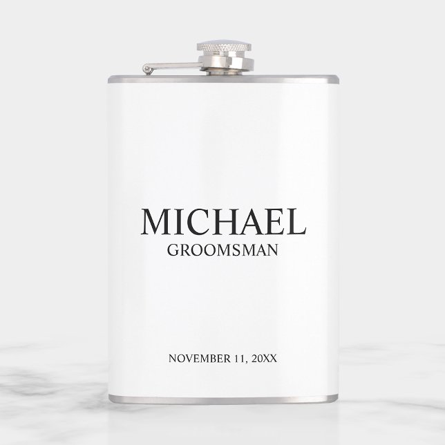 Cantil Nome do Padrinho de casamento Personalizado Clássi (Criador carregado)