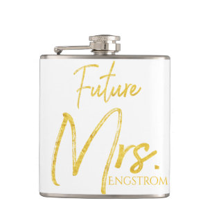 CANTIL NOME DOURADO DO MARCADOR DA SRA. CASAMENTO FUTURO