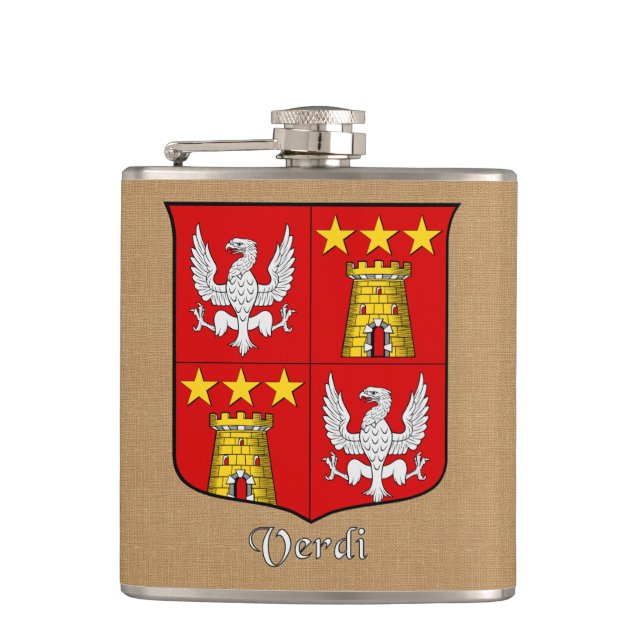 Cantil Nome italiano Verdi Heraldic Shield (Frente)