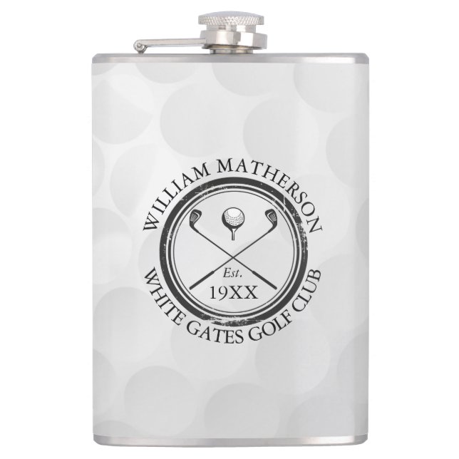 Cantil Nome Personalizado de Clube de Golfe Clássico (Frente)