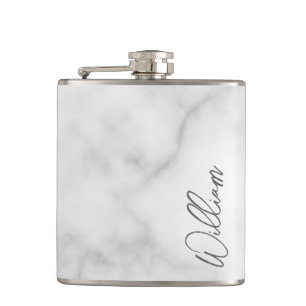Cantil Nome Personalizado do Script Moderno do Marble Bra