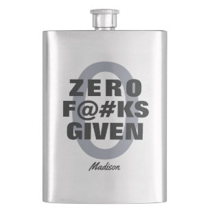 Cantil Nome personalizado engraçado "Zero... dado"