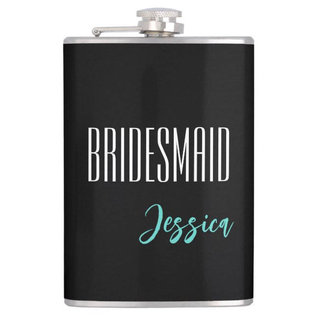 Cantil Nome Personalizado - Folha Bridesmaid (Frente)
