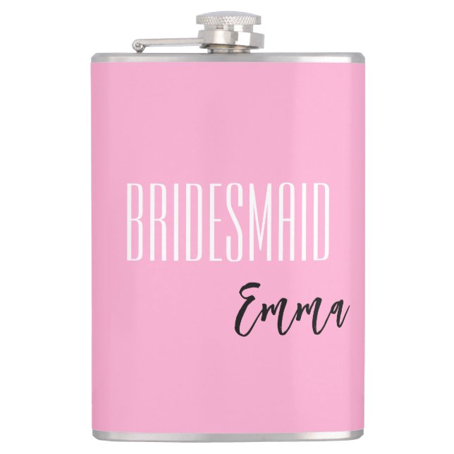 Cantil Nome Personalizado - Folha Bridesmaid (Frente)
