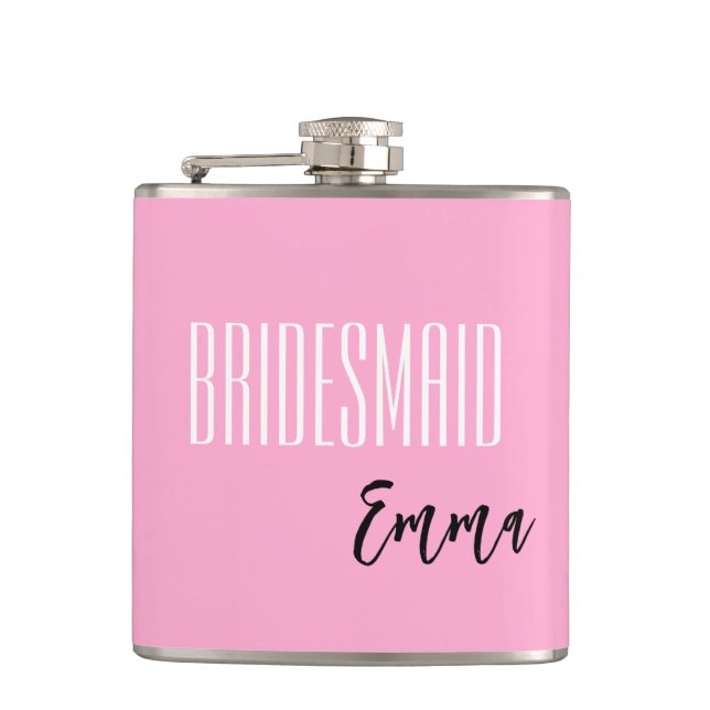 Cantil Nome Personalizado - Folha Bridesmaid (Frente)