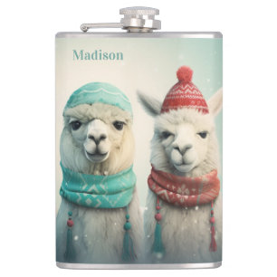 Cantil Nome Personalizado Llamas de inverno